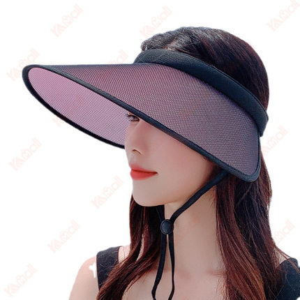 tourism empty top hat visor